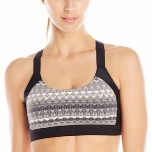 Alo Yoga Corona Geometric Sports Bra
